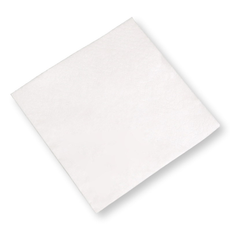 Serviette 24x24cm 2-lagig 1/4 Falz Weiss - 2000 Stück