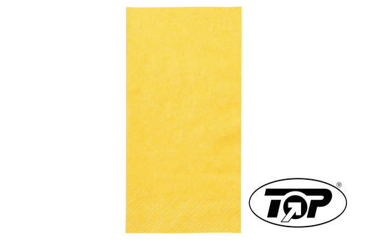 Servietten 33x33cm 3-lagig 1/8 Falz Gelb - 1000 Stück