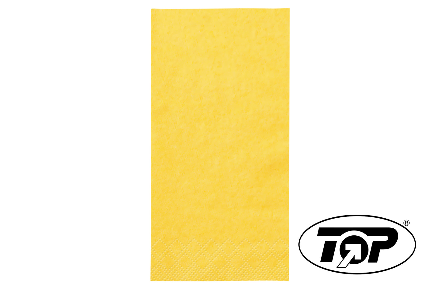 Serviette 33x33cm 3-lagig 1/8 Falz Gelb - 1600 Stück