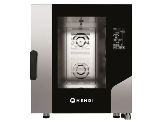 Konvektions-Dampfgarer Contact 7x GN 1/1, HENDI, 400V/10400W, 730x849x(H)850mm