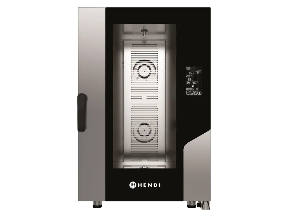 Konvektions-Dampfgarer Contact 11x GN 1/1, HENDI, 400V/15400W, 730x849x(H)1130mm