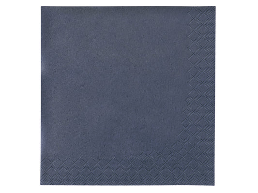Serviette 40x40cm 3-lagig 1/4 Falz Blau - 1600 Stück