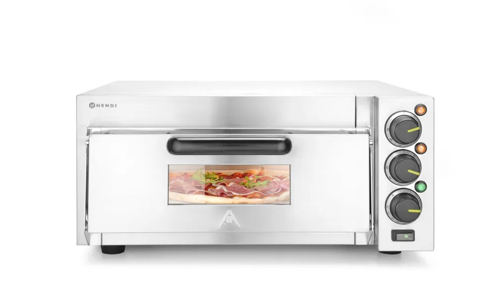 Pizzaofen kompakt, HENDI, Silber, 230V/2000W, 580x560x(H)275mm