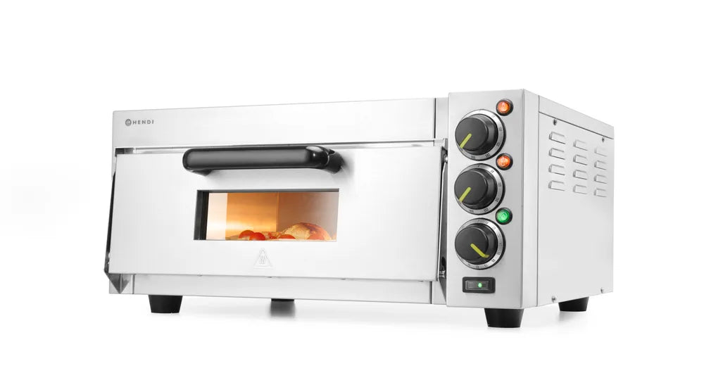 Pizzaofen kompakt, HENDI, Silber, 230V/2000W, 580x560x(H)275mm