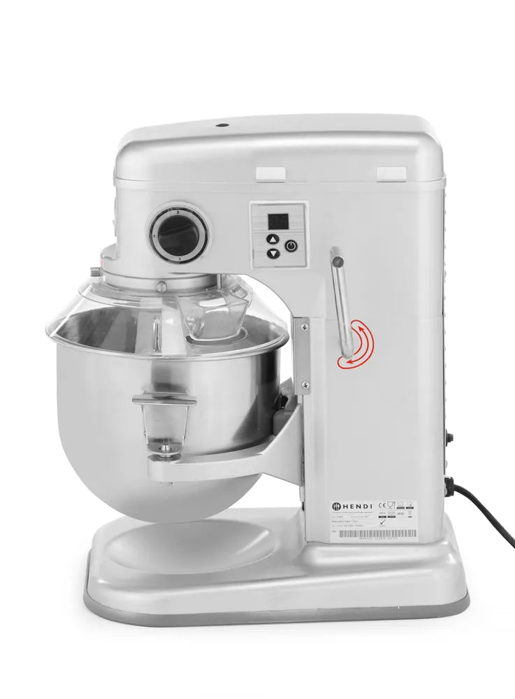 Planetenrührer, HENDI, Kitchen Line, 7L, Silber, 220-240V/650W, 317x440x(H)490mm