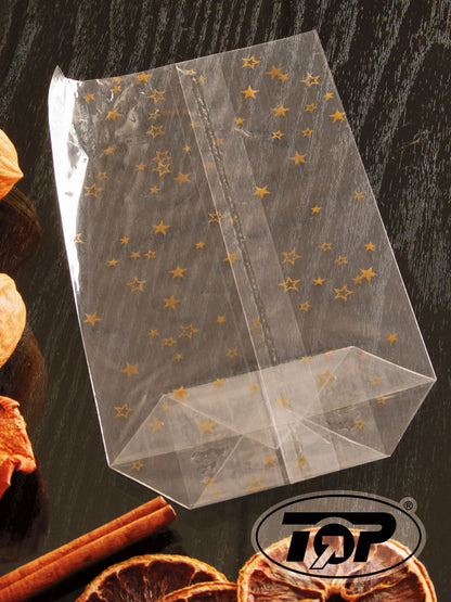 U-Clipse Beutelverschlüsse Weihnachten 33mm Gold - 50000 Stück