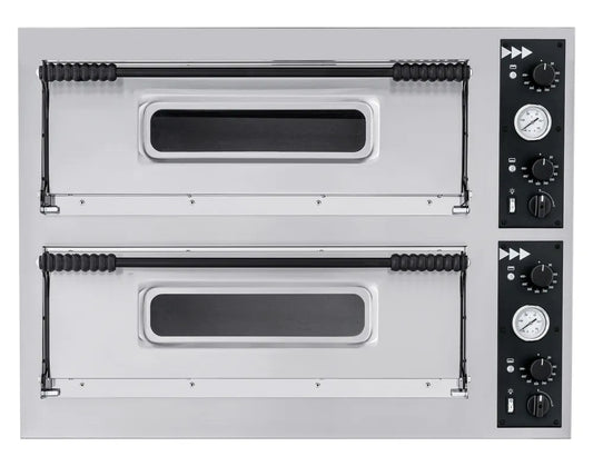 Pizzaofen BASIC XXL 66, HENDI, 2 Kammern, 400V/18000W, 1365x955x(H)745mm