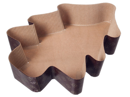 Backform Weihnachten Papier 312x224x60mm Tannenbaum - 440 Stück