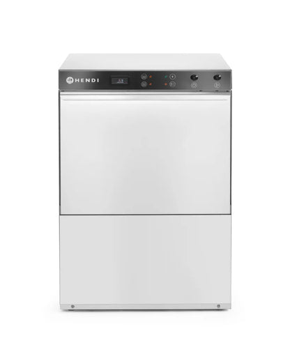 Geschirrspüler 50x50 - elektromechanische Steuerung, HENDI, mit Spülmittelpumpe, 400V/6600W, 570x600x(H)830mm