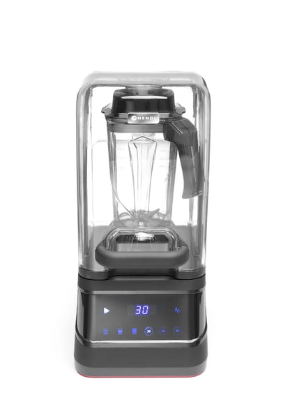 Digitaler Standmixer mit Schallgehäuse, HENDI, 2,5L, Schwarz, 220-240V/1680W, 250x300x(H)546mm