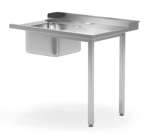 Ladetisch mit Spülbecken für Geschirrspüler, HENDI, linke Seite, 1200x700x(H)850mm