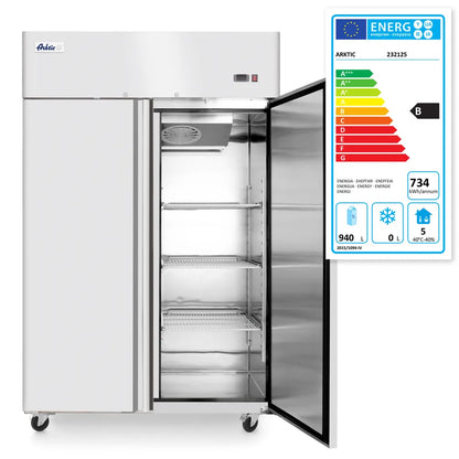 Kühlschrank, zweitürig Profi Line 1240 L, Arktic, Profi Line, GN 2/1, 940L, 230V/350W, 1314x800x(H)2082mm