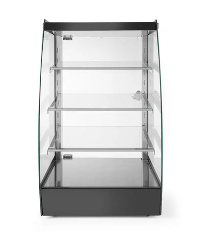 Offene Vitrine mit Regalablagen 75 L, HENDI, 230V/2W, 415x390x(H)716mm