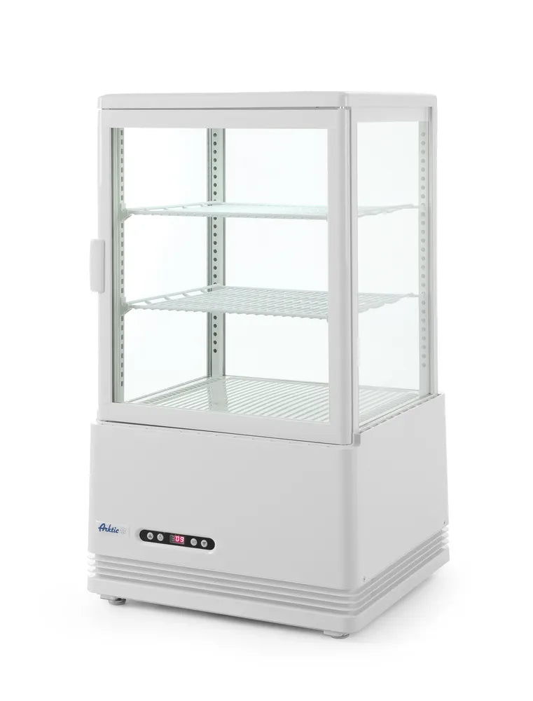 Aufsatz-Kühlvitrine 58 Liter, Arktic, Weiß, 230V/170W, 452x406x(H)830mm