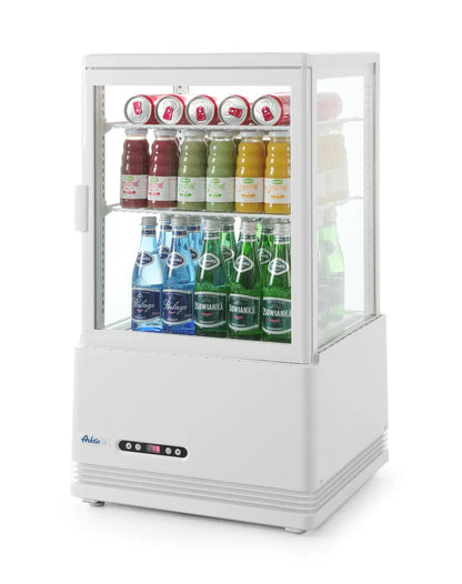 Aufsatz-Kühlvitrine 58 Liter, Arktic, Weiß, 230V/170W, 452x406x(H)830mm