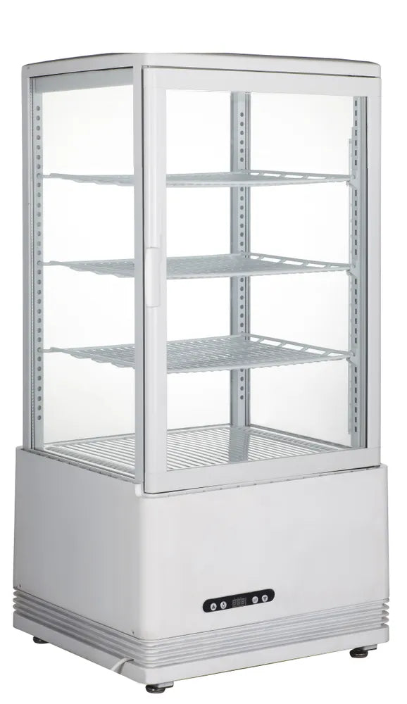 Aufsatz-Kühlvitrine 68 Liter, Arktic, Schwarz, 230V/170W, 444x397x(H)875mm