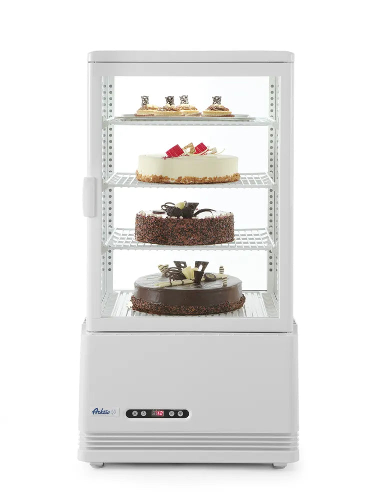 Aufsatz-Kühlvitrine 68 Liter, Arktic, Schwarz, 230V/170W, 444x397x(H)875mm