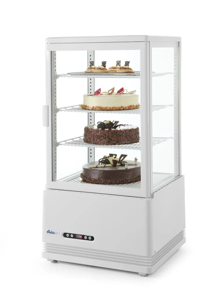 Aufsatz-Kühlvitrine 68 Liter, Arktic, weiß, 230V/170W, 444x397x(H)875mm