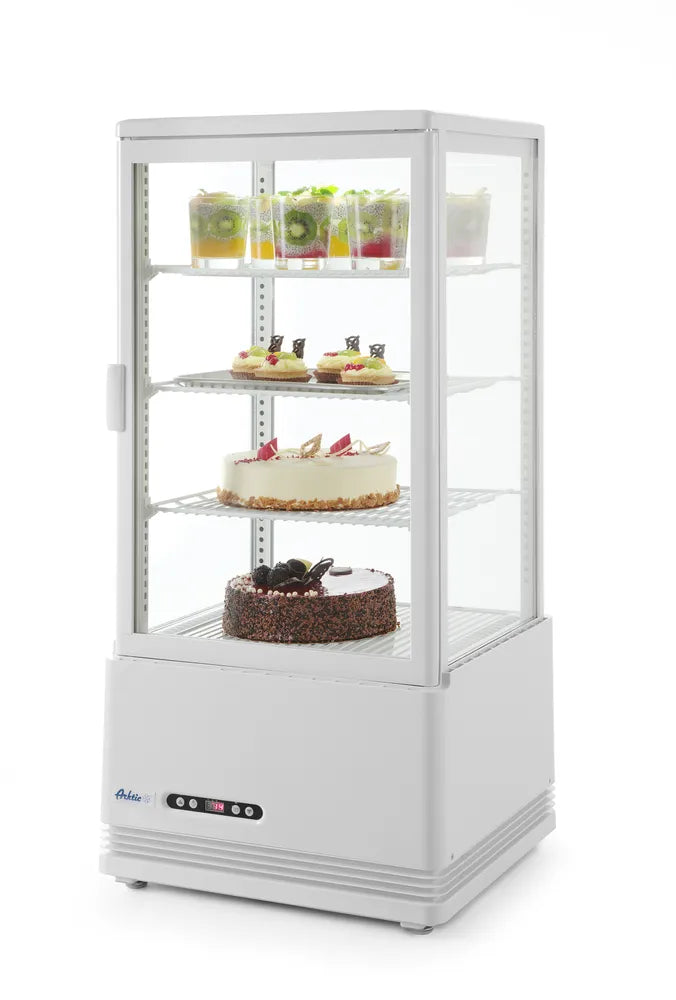 Aufsatz-Kühlvitrine 78 Liter, Arktic, Weiß, 230V/170W, 444x397x(H)940mm