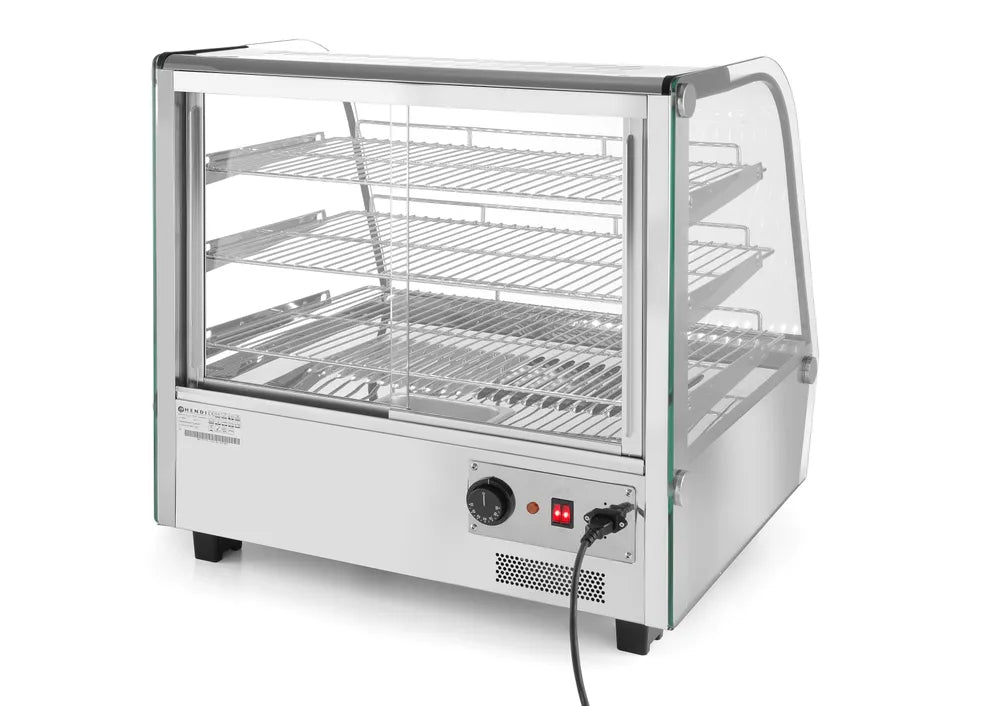 Beheiztes Thekendisplay, HENDI, 160 Liter, 230V/1500W, 885x570x(H)680mm