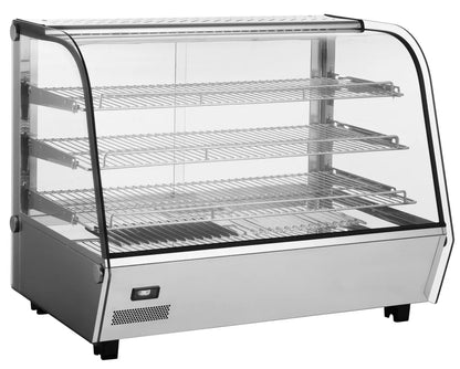 Beheiztes Thekendisplay, HENDI, 160 Liter, 230V/1500W, 885x570x(H)680mm