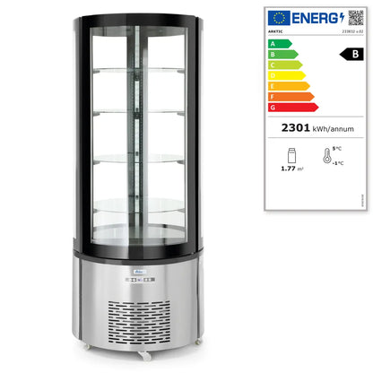 Kuchenvitrine, rund 360L, Arktic, 360L, 220-240V/460W, ⌀680x(H)1755mm