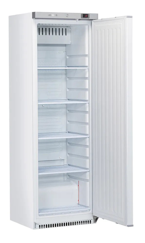 Kühlschrank in weiß lackiertem Stahlgehäuse, Arktic, 600x701x(H)1876mm