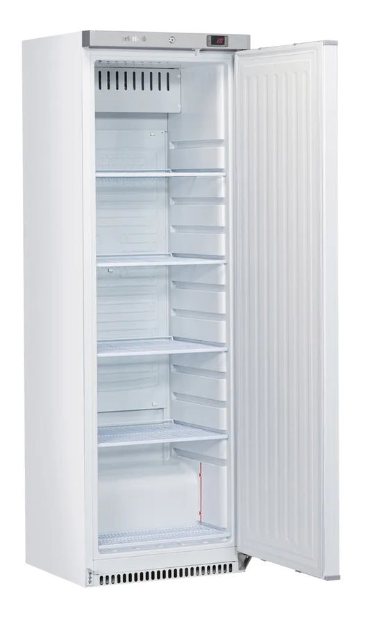 Kühlschrank in weiß lackiertem Stahlgehäuse, Arktic, 600x701x(H)1876mm