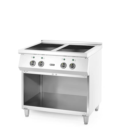 Induktionsherd mit 4 Kochfeldern, HENDI, 400V/17000W, 800x720x(H)854mm