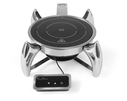 Induktionsheizplatte 800 W, Fine Dine, Schwarz, 230V/800W, ⌀245x(H)80mm