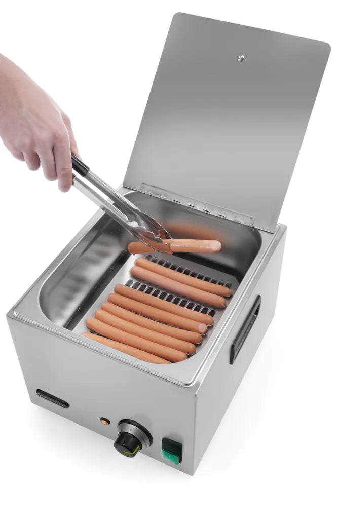 Wurstwärmer, HENDI, Kitchen Line, 9,3L, 230V/1000W, 386x287x(H)258mm