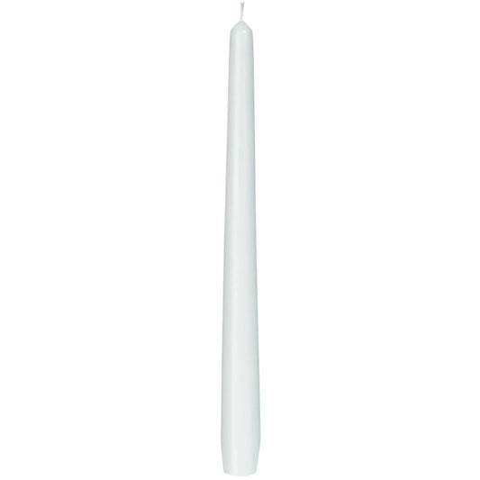 Leuchterkerze Spitzkerze weiß 25cm - 100 Stück