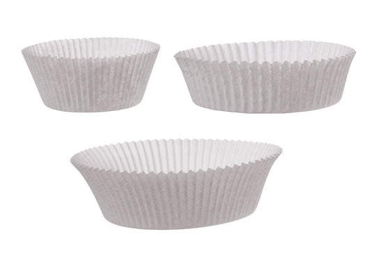 Backförmchen weiß Ø 4,5 cm Höhe 2,7 cm - 1000 Stück