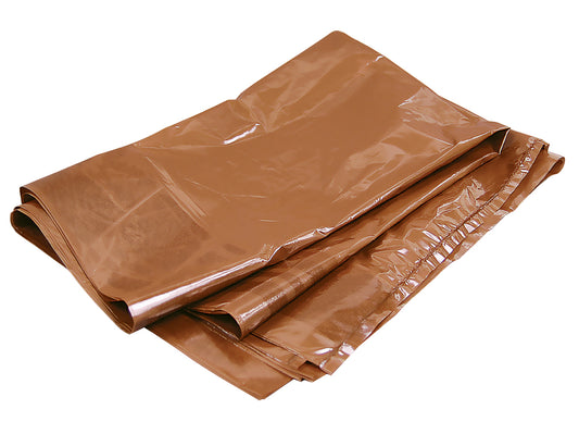 Müllbeutel LDPE 240 Liter braun 800x200x1100mm - 200 Stück