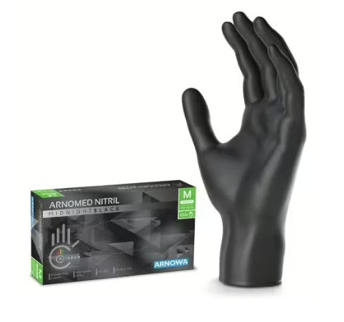 Schwarze Nitrilhandschuhe für Gastro & Catering – AIOGastro