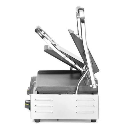 Kontaktgrill - Doppelversion, HENDI, oben gerillt, unten glatt, 230V/3600W, 570x375x(H)216mm