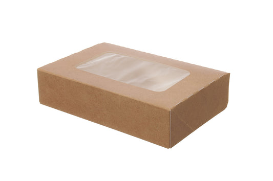 Transport Karton mit Sichtfenster 19x13x5cm - 210 Stück