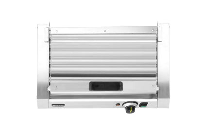 Rollengrill, 1-Zone mit Energiesparabdeckung, HENDI, 9 Rollen, 230V/790W, 566x450x(H)259mm