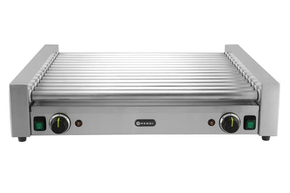 Rollengrill XL - 2 Zonen, HENDI, 14 Rollen, Silber, 220-240V/2000W, 732x590x(H)168mm