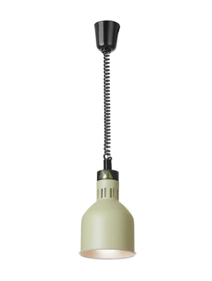 Höhenverstellbare Wärmelampe, zylinderförmig, HENDI, Grün, 230V/250W, ⌀175x(H)250mm