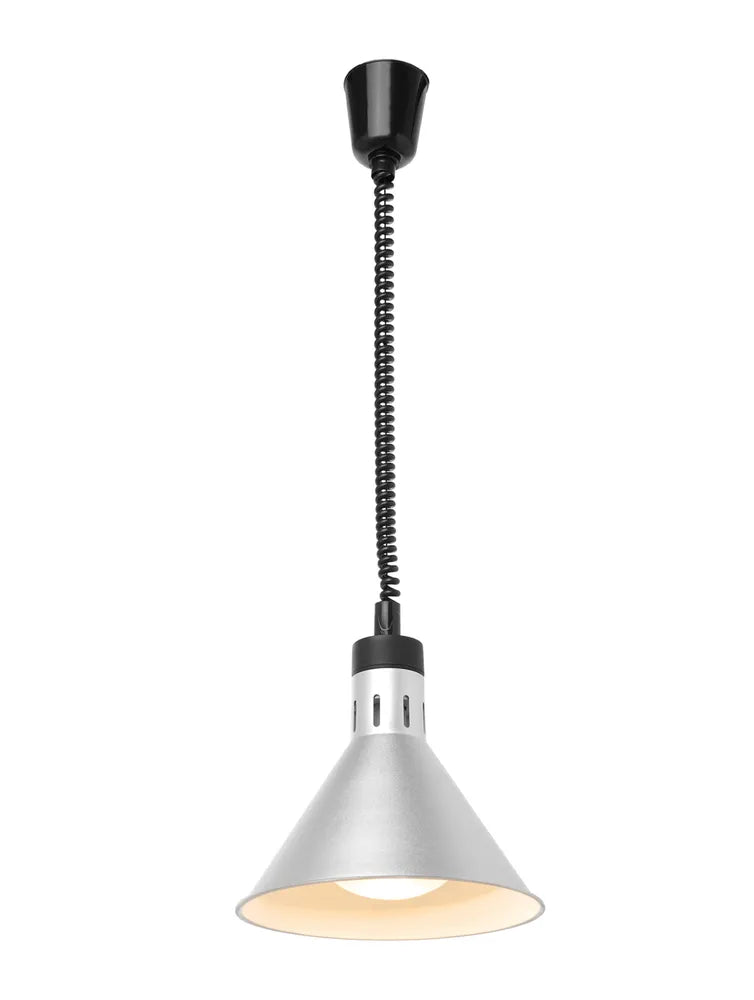 Höhenverstellbare Wärmelampe, konisch, HENDI, Schwarz, 230V/250W, ⌀275x(H)250mm