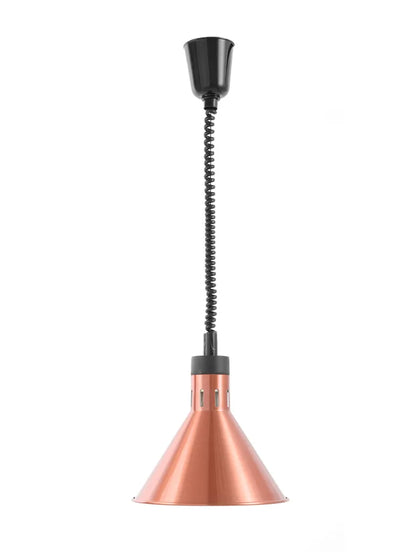 Höhenverstellbare Wärmelampe, konisch, HENDI, Weiß, 230V/250W, ⌀275x(H)250mm
