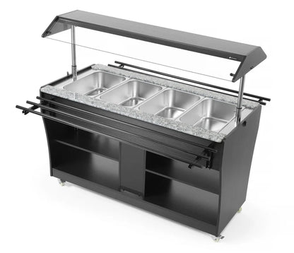 Buffet-Theke beheizt, Arktic, GN 1/1, 1490x765x(H)1370mm