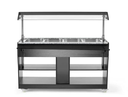 Buffet-Theke beheizt, Arktic, GN 1/1, 1490x765x(H)1370mm