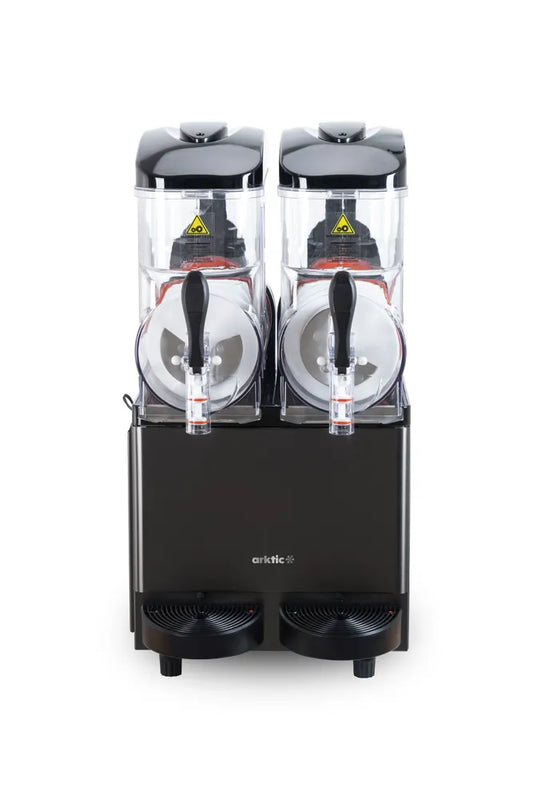 Slush-Eis-Maschine 2x12 L, Arktic, 24L, Schwarz, 220-240V/710W, 415x507x(H)810mm