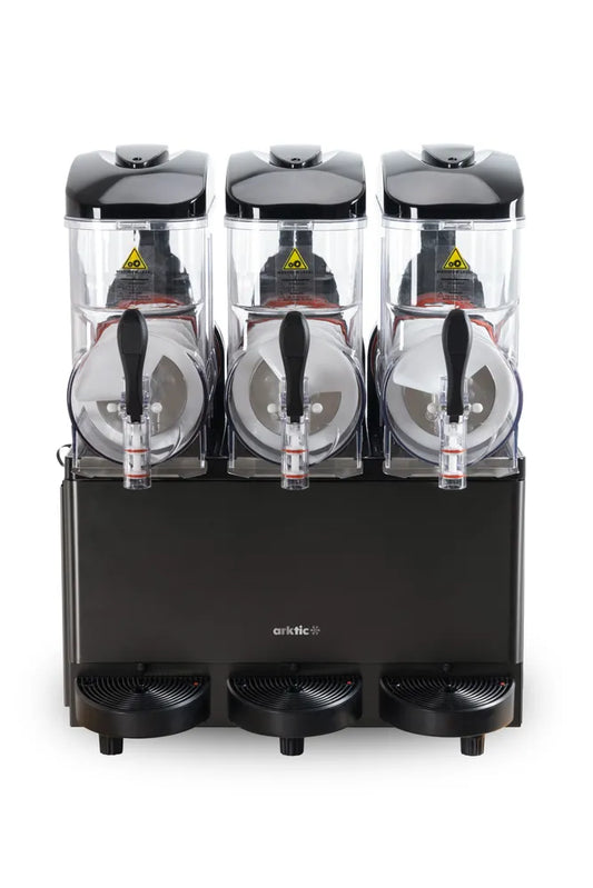 Slush-Eis-Maschine 3x12 L, Arktic, 36L, Schwarz, 220-240V/1080W, 610x490x(H)775mm