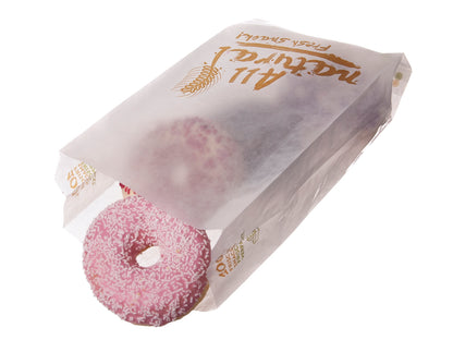 Pergaline Faltenbeutel weiß 14+6x28cm - 1000 Stück