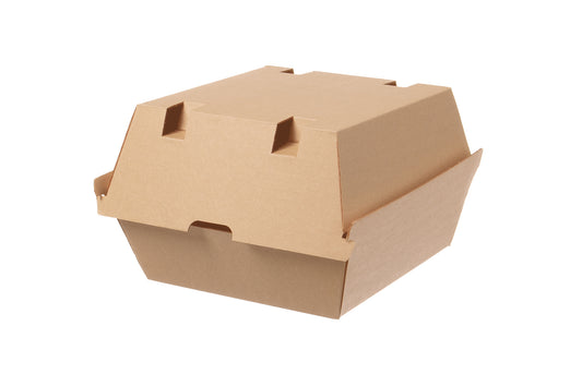 Hamburger Burger Box Wellpappe 125x125x98mm - 200 Stück