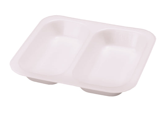 Siegelschalen XPS Nr. 602 2-geteilt 265x247x42mm - 200 Stück