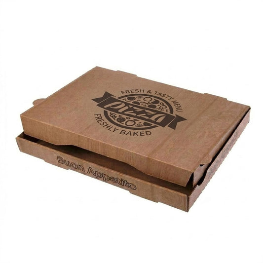 Pizzakarton 40x60x5 Onda Bas Braun Fresh&Tasty
